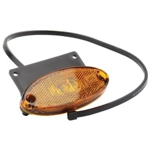 Aspöck - 312369017 - Markierungsleuchte LED, Oval, Orange, Zum Anschrauben