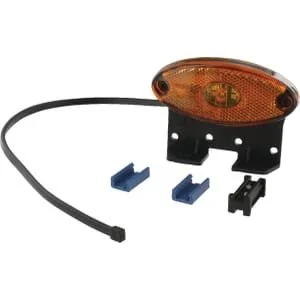 Aspöck - 312369027 - Markierungsleuchte LED, Oval, Orange, Zum Anschrauben