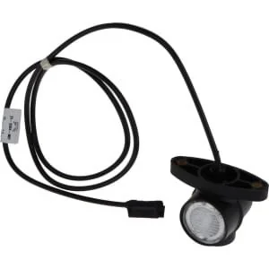 Aspöck - 313364007 - Begrenzungsleuchte LED Superpoint III, rund, rot/weiß/orange, anschraubbar DC Stecker