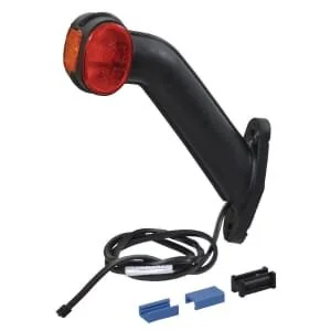 Aspöck - 313409017 - Markierungsleuchte LH, Rot/Gelb, Zum Anschrauben