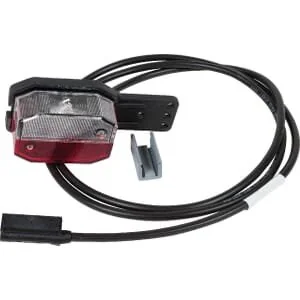 Aspöck - 316564157 - Markierungsleuchte LH Rechteckig, Rot/Weiß, Zum Anschrauben