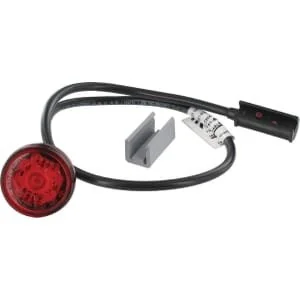 Aspöck - 316804087 - Markierungsleuchte LED, rund, 12/, rot, anschraubbar, Monopoint II