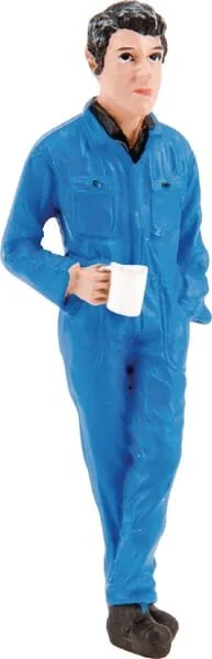 AT Collections - ADF32115 - Mechaniker mit Einer Kaffeetasse