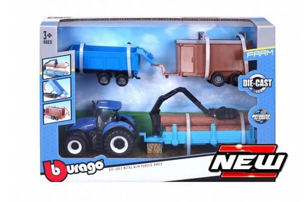 Bburago - 1831668N - New Holland T7.315 Spielset