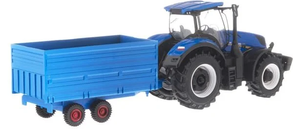 Bburago - 1844067 - New Holland T7.315 mit Heuanhänger