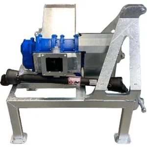 Bomik - PA11630030 - Drehkolbenpumpe A116-300S auf Rahmen mit Steinfänger