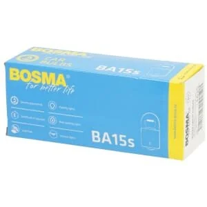 Bosma - 1406121515 - Glühlampe Birnenform 15W BA15s Weiß