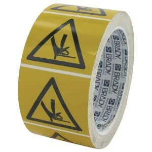 Brady - WB227274 - Aufkleber Warnung 50mm Hand