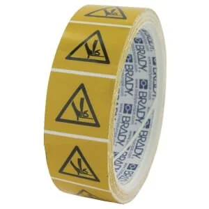 Brady - WB227350 - Aufkleber Warnung 25mm Hand