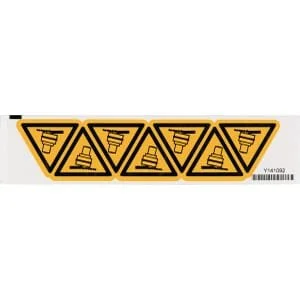 Brady - WB250257 - Aufkleber Kippgefahr 50mm