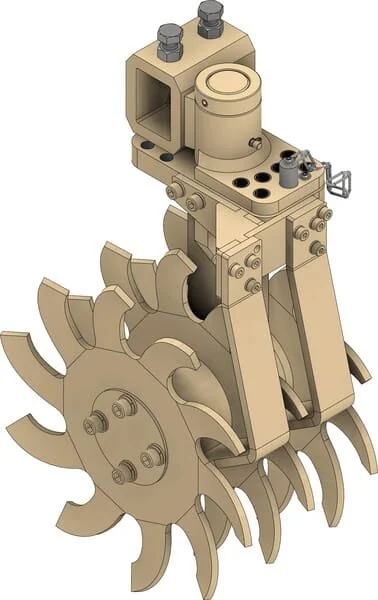 Braun - 40006078 - Dreh-Sternfräse, Dreifach Mit Lochbildanpassung Und Halterung LH