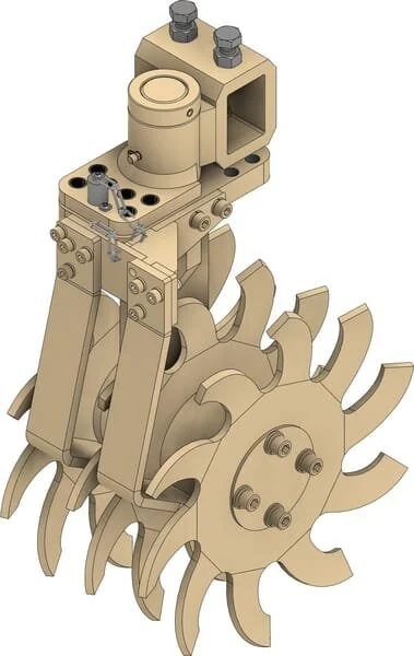 Braun - 40006083 - Dreh-Sternfräse, Dreifach Mit Lochbildanpassung Und Halterung RH