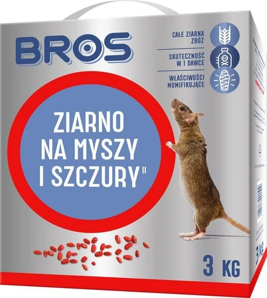 Bros - 1594001300 - Getreide Gegen Mäuse Und Ratten, 3kg
