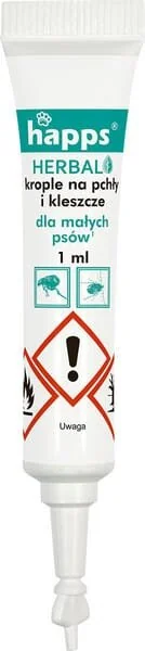 Bros - 15941612 - HAPPS Kräuter- Insektenabwehrtropfen Für Kleine Hunde, 5-10kg