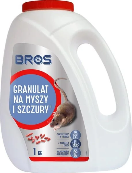 Bros - 15941770 - Granulat für Mäuse und Ratten, 1kg