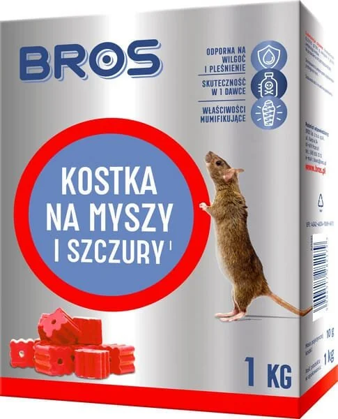 Bros - 15941858 - Mäuse- und Rattengift Wachsblock 1kg