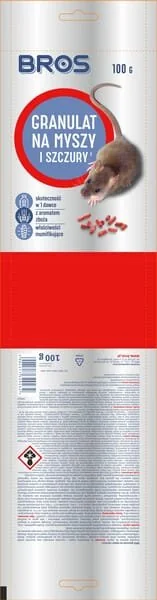 Bros - 15941962 - Mäuse- und Rattengift Pellets, 100g - Doypack