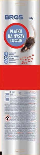 Bros - 15941963 - Mäuse- und Rattengift Körnerköder, 100g - Doypack