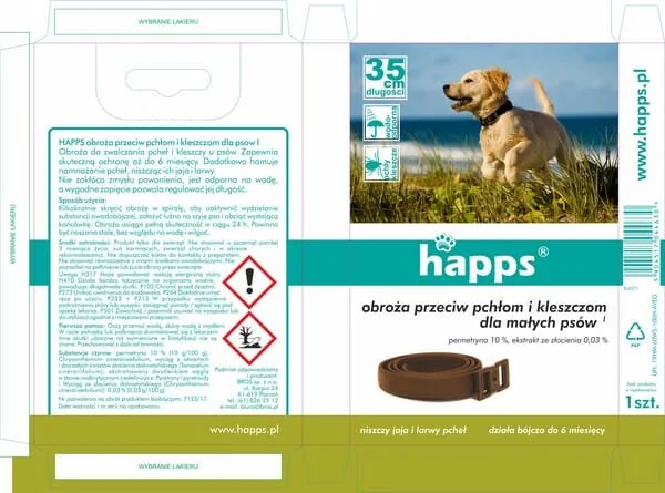 Bros - 1594411 - HAPPS Insektenhalsband Für Kleine Hunde