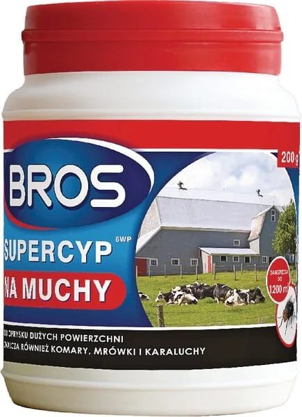 Bros - 1594608200 - Insektizides Präparat Supercyp 6WP, 200 g
