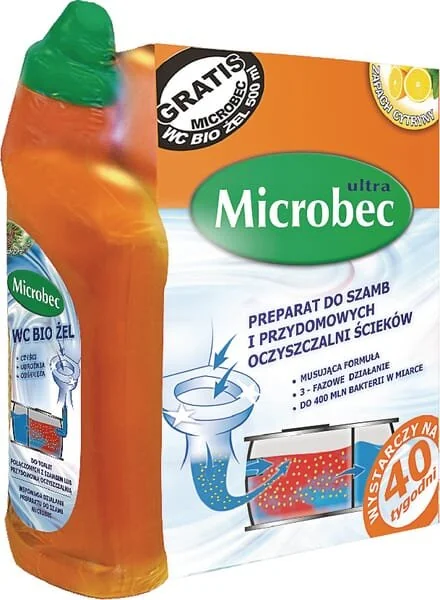 Bros - 1705BIO020100 - Präparat für Klärgruben und Abwasserbehandlungsanlagen, "Microbec", 1kg