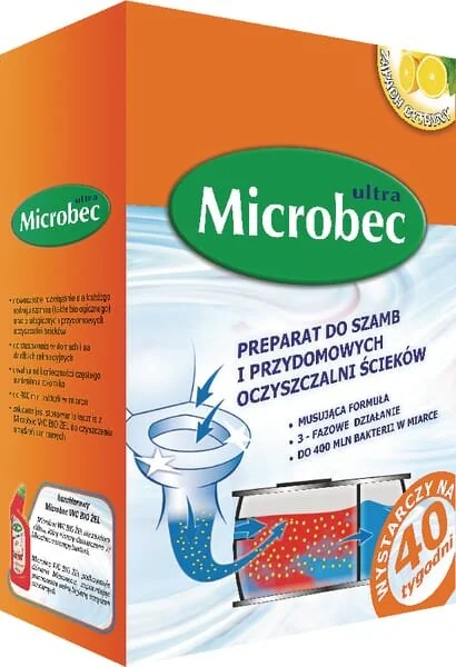 Bros - 1705BIO020100 - Präparat für Klärgruben und Abwasserbehandlungsanlagen, "Microbec", 1kg