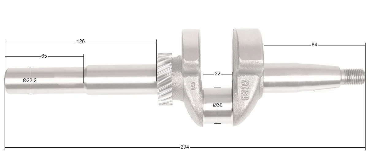 Cedrus - 481689 - Kurbelwelle Loncin LC1P70FA Wellenantrieb Originalteil