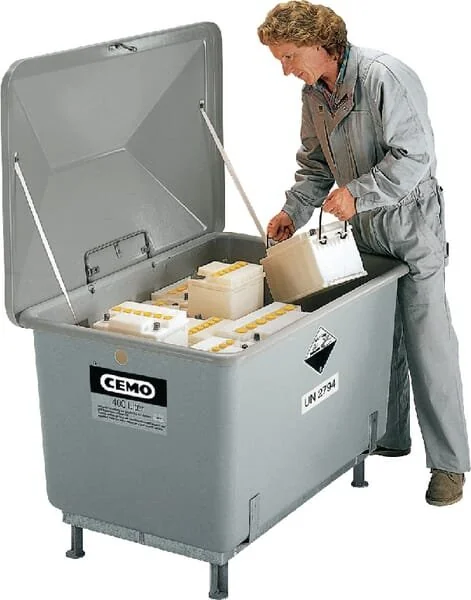 Cemo - 3396 - Behälter Glasfaser Grau 200L