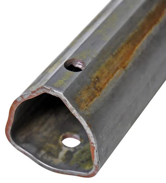 Comer - 152180514 - Profilrohr Dreikant T CvJ 80 Durchmesser innen: 55.6 Durchmesser außen: 63x3.7mm Länge: 1.02m