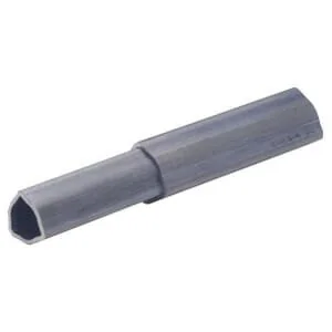 Comer - 4300153160112 - Profilrohr Innen T50/T60, Dreieckig, Durchmesser 45x36.6x4mm L: 865mm