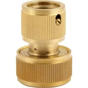 Daye - 1731128030 - Messing-Schnellkupplung mit Wasserstop, DY8030C