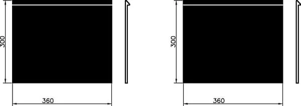 Domar - DL655078 - Anhänger-Schutzblech 360x300mm