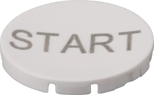 Eaton - M22XDWGB1 - Knopfplatte Weiß "Start"