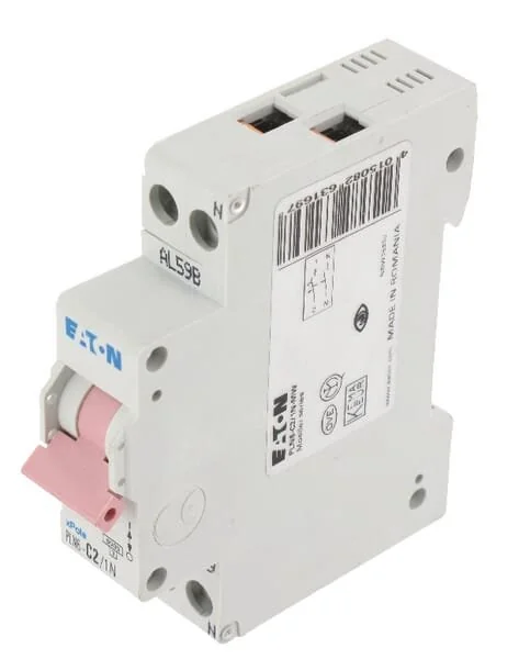 Eaton - PLN6C21N - Miniatur-Leitungsschutzschalter 2A,1P+N,C