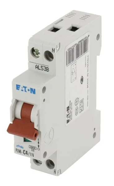 Eaton - PLN6C41N - Miniatur-Leitungsschutzschalter 4A,1P+N,C