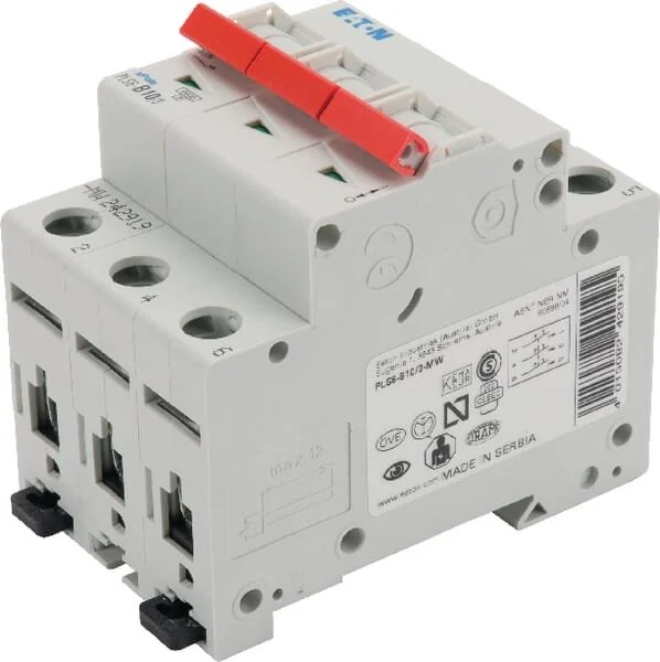 Eaton - PLS6B103 - Miniatur-Leitungsschutzschalter 10A.3P,B
