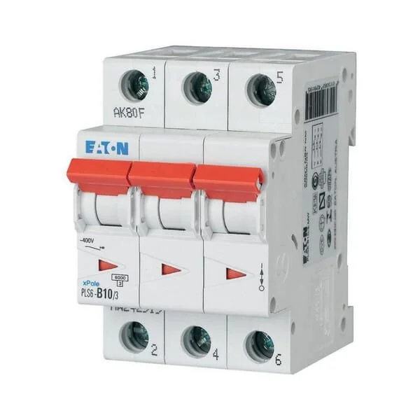Eaton - PLS6B103 - Miniatur-Leitungsschutzschalter 10A.3P,B