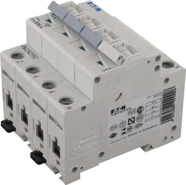 Eaton - PLS6B163N - Miniatur-Leitungsschutzschalter 16A,3P+N,B