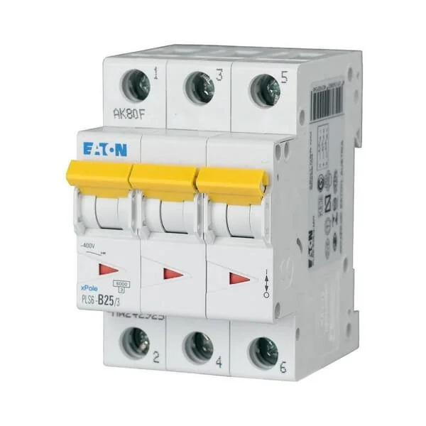 Eaton - PLS6B253 - Miniatur-Leitungsschutzschalter 25A.3P,B