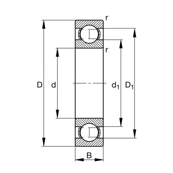 Fag - 16019 - Rillenkugellager INA/FAG