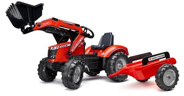 Falk - 4010AM - Massey Ferguson S8740 Tretschaufelbagger mit Anhänger