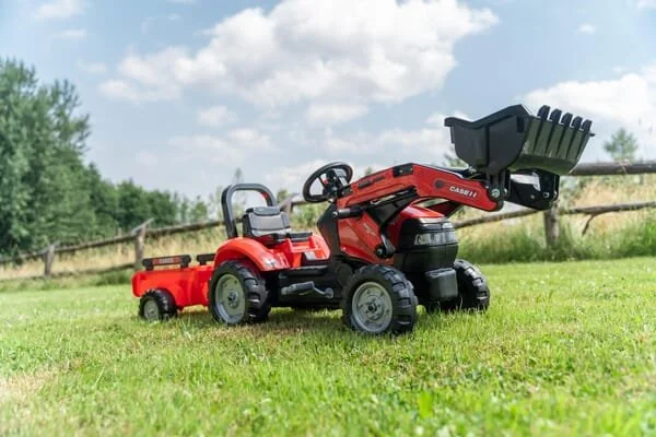 Falk - 961AM - Case IH Bagger mit Anhänger