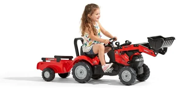 Falk - 961AM - Case IH Bagger mit Anhänger