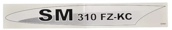 Fella - 137541 - "SM 310 RZ-KC" R Aufkleber
