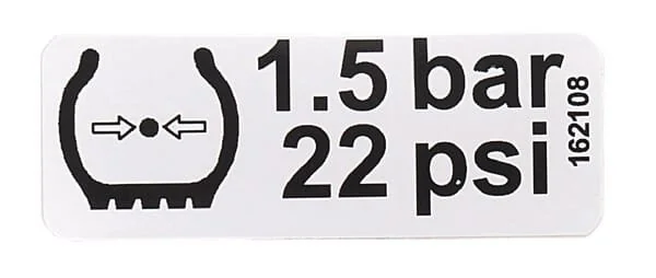 Fella - 162108 - "3.0 BAR" Aufkleber