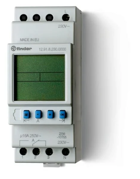 Finder - 129182300000 - Astro-Uhr, 1 W, 16 A