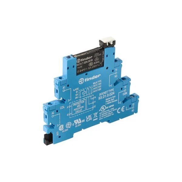 Finder - 385100240060 - Relais Schnittstelle Modul (EMR)Schraube 6.2mm 1CO 6A/ UC/AgNi