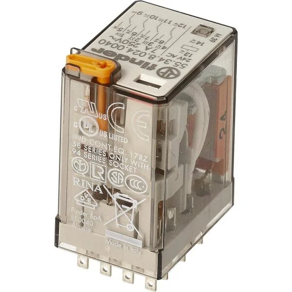 Finder - 553480240040 - Relais 4W 7A AC