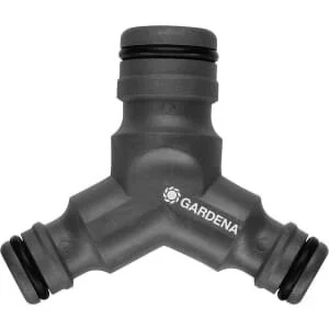 Gardena - 2834 - Stecker Schnellkupplung 3-Wege 1x3/4 Zoll, 2x1/2 Zoll