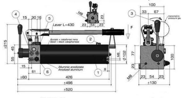 Gasparini - GL146ALLSP - Handpumpe